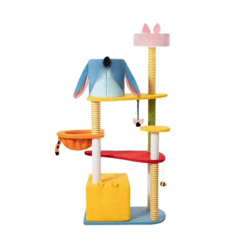 

Cat climbing frame cat litter integrated large cat frame does not occupy the four seasons cat toys