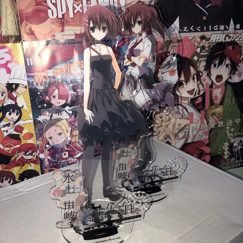 ‌Game Wonderful Everyday Down the Rabbit-Hole Minakami Yuki Cosplay Standing Plate Figure Stand Desktop Decoration Ornament Prop