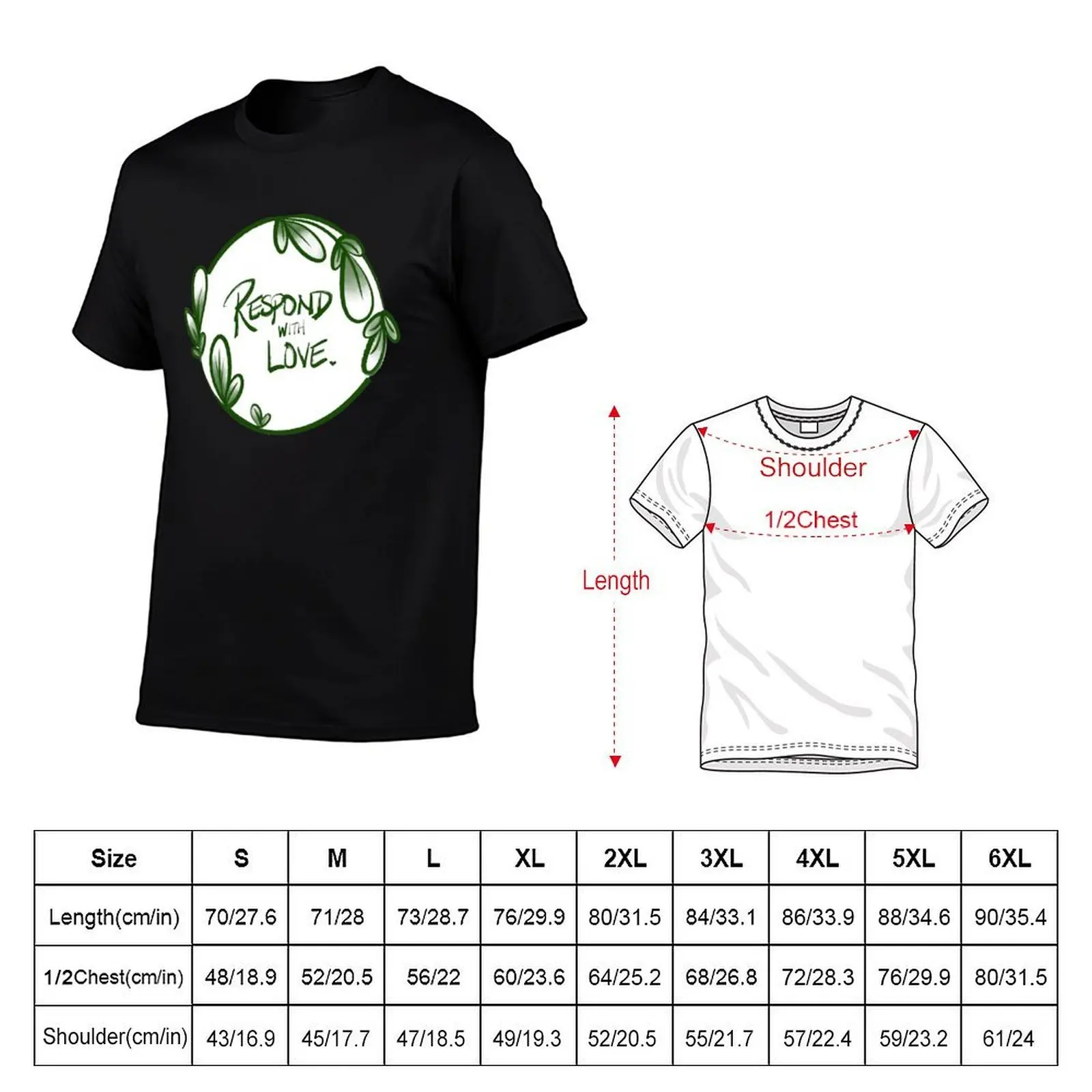 Respond With Love: Raising Support for Ayesha Rouser T-Shirt croswit shirt man summer top shirts graphic tee men