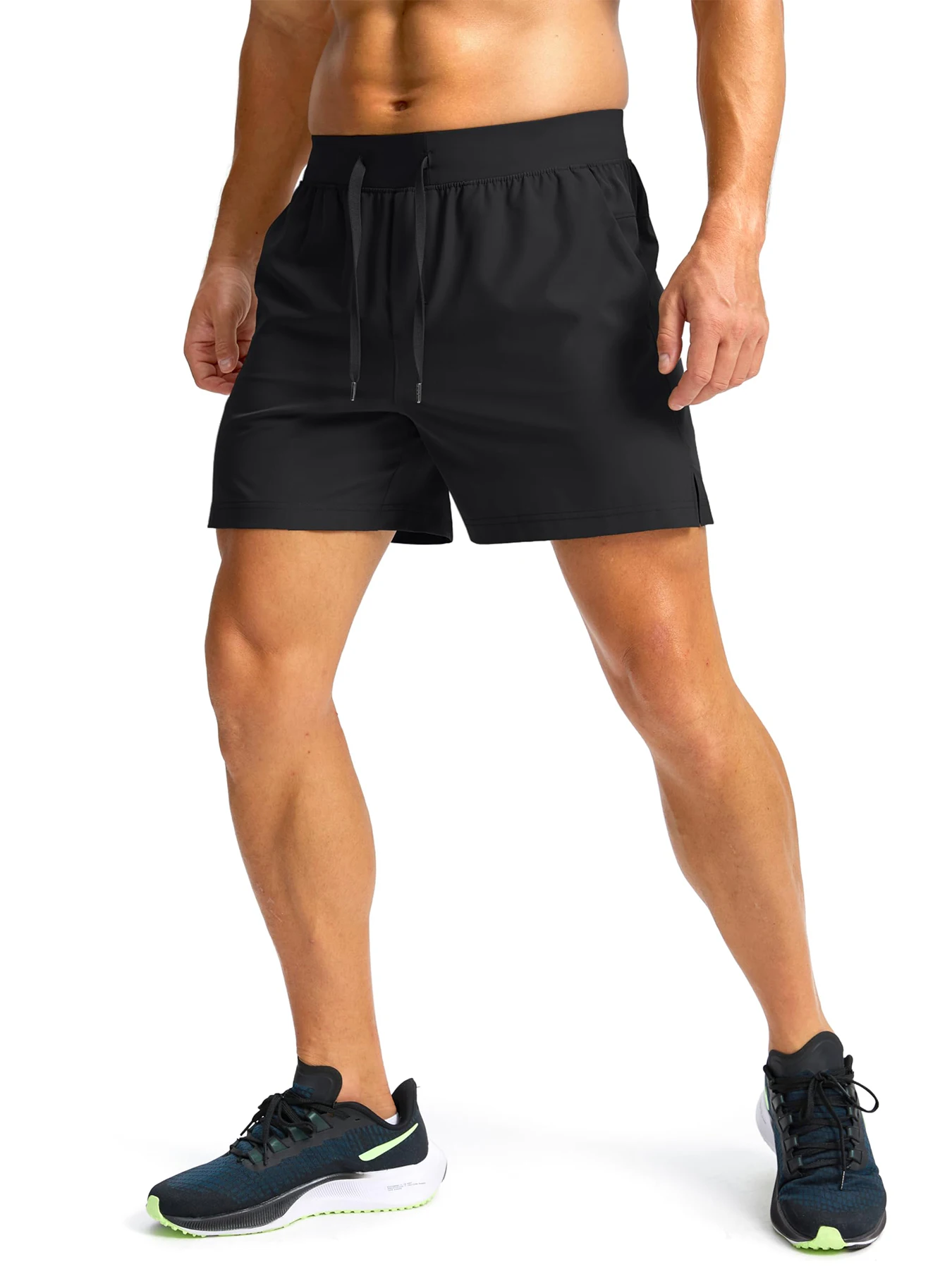 Herren-Laufhose, atmungsaktiv, schnell trocknend, für den Außenbereich, Basketball-Laufhose, bequeme, leichte Sportbekleidung – Detail 9