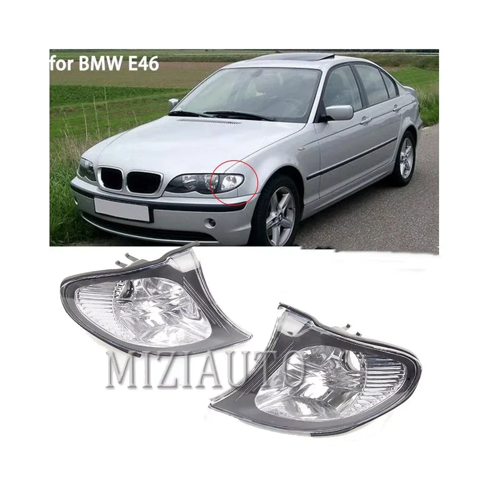 

Фары Угловые для BMW e46 2002-2005 3 серии 320i 325i 330i, фары головного света, сигнал поворота