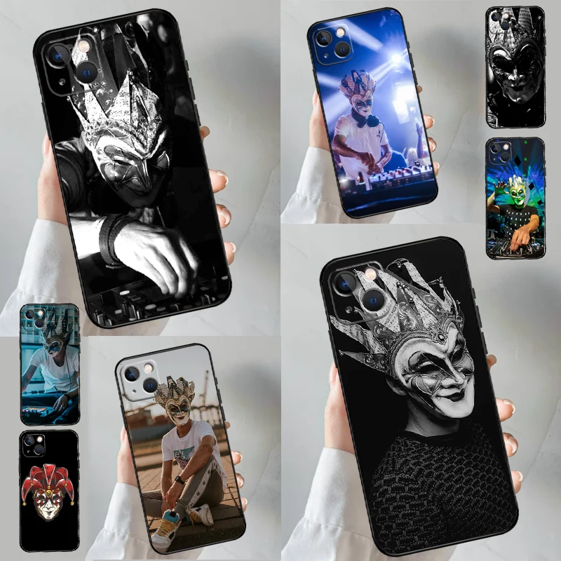 DJ Boris Brejcha Case For iPhone 16 15 14 13 12 Mini 11 Pro Max X XR XS 7 8 Plus Soft Bumper Cover