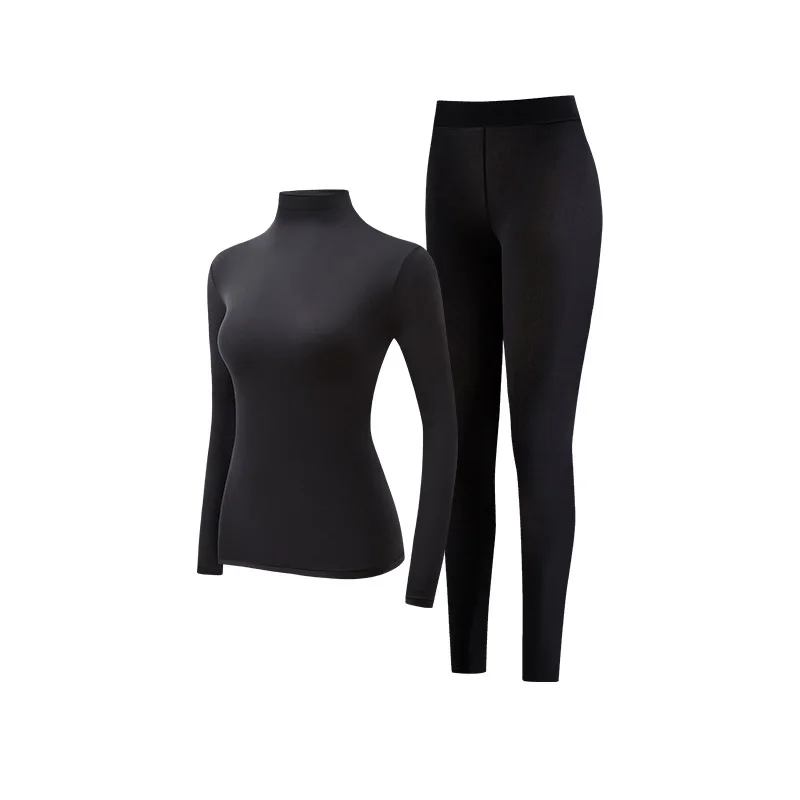 الخريف والشتاء المرأة الملابس الداخلية الدافئة ضئيلة ضيق قاع معطف طويل الأكمام قاع قميص البلوز الملابس الدافئة المرنة