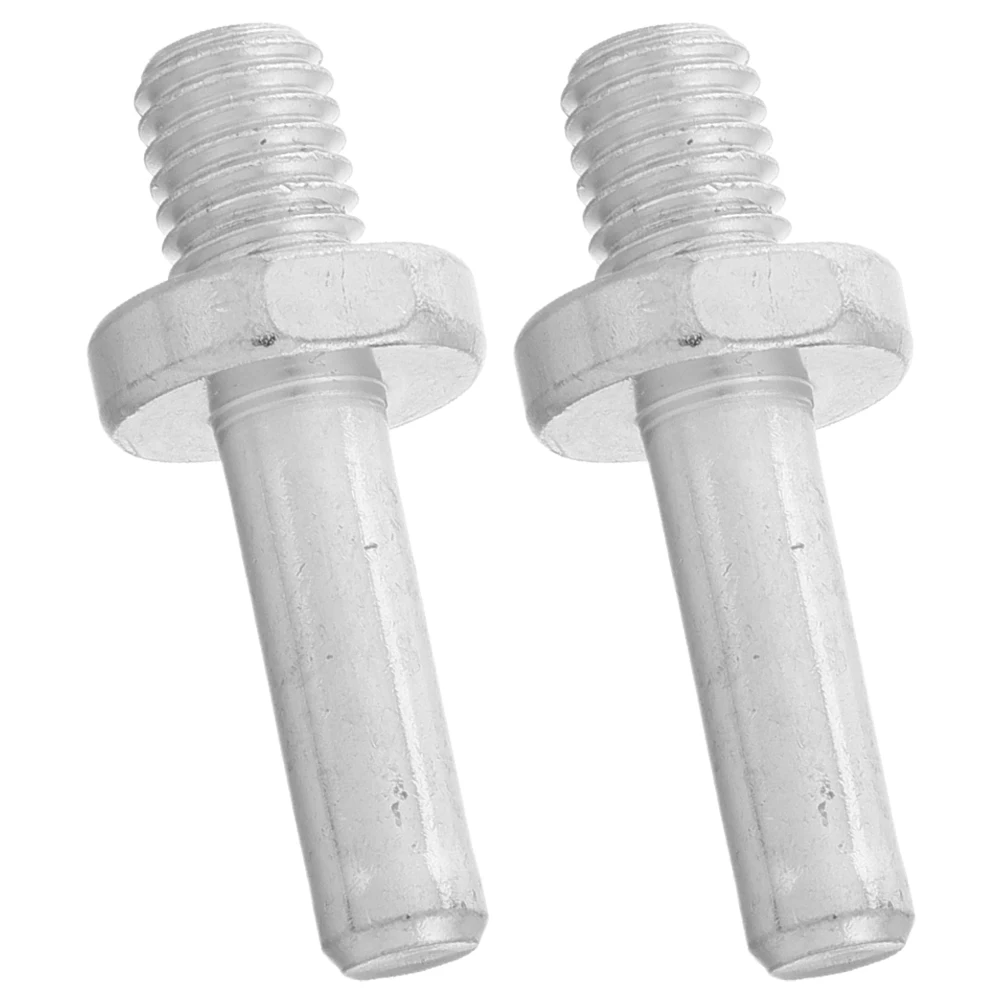 

2PCS Angle Grinder Converter Adapters Drill Adapter for Sanding Disc Suction Cup Connecting Rod Silver Attachment High