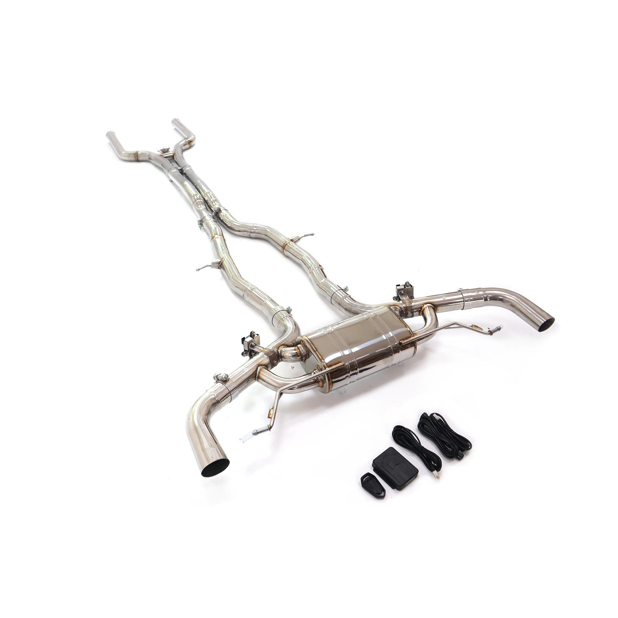 

Stainless Steel For Mercedes Benz GLC63 4.0T Catback Exhaust Pipe Muffler With Valve Auto Performance Tuning Parts