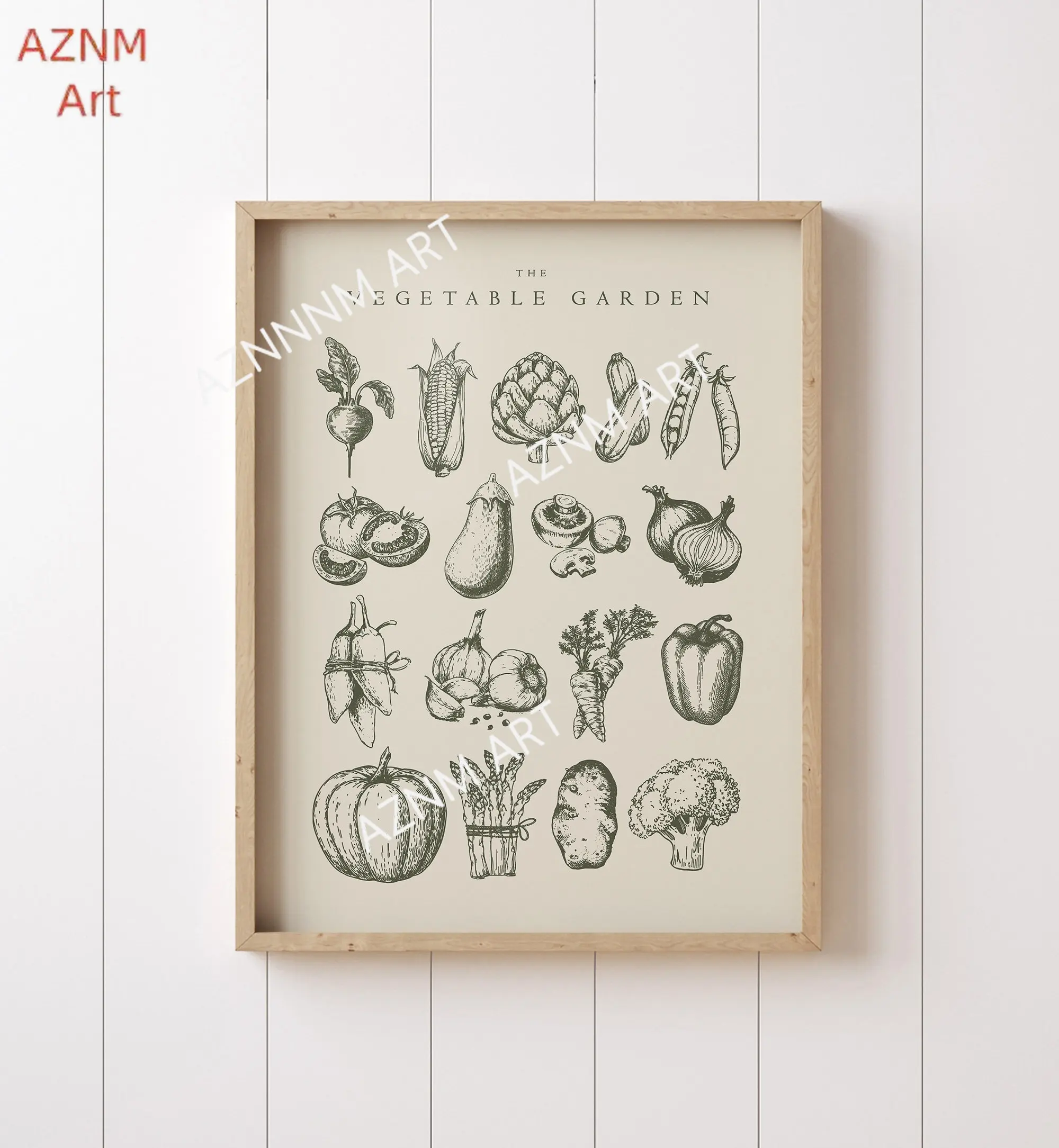 Kitchen Wall Art Sage Green Minimalist Kitchen Room Decor HD Canvas Poster Prints Home Bedroom Living Room Decor Gift Posters