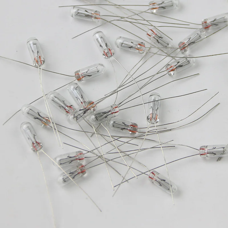 미니 밀 쌀 전구 스위치 단추 전구 표시기 전구 텅스텐 램프, 5mm, 4mm, 3mm, 3mm, 6V, 9V, 12V, 24V, 50 개