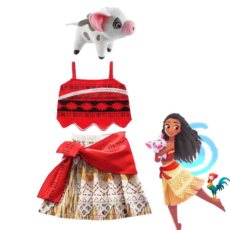 Ropa de Anime para niñas, vestido de princesa para bebés, disfraz de fiesta de cumpleaños con Collar, conjunto de pollitos de cerdo para mascotas