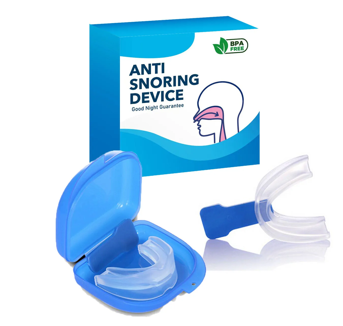 

Anti Snoring Bruxism Mouth Guard Teeth Bruxism Sleeping Apnea Guard Bruxismo Snoring Mouth Guard Snoring Device to Stop Snoring