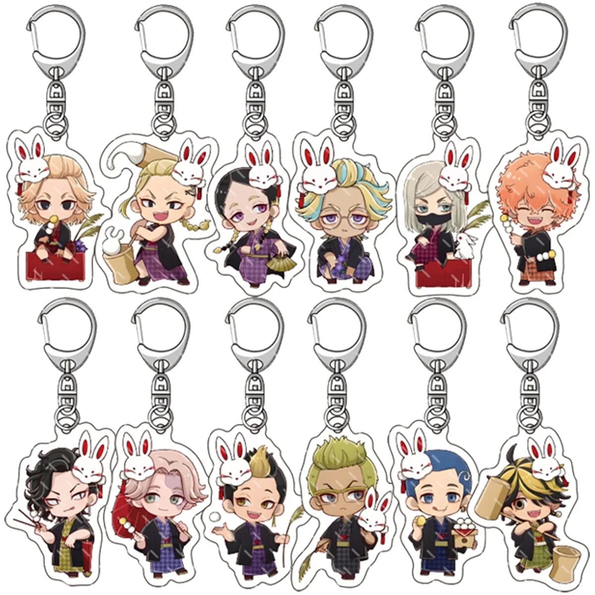 Tokyo Revengers Acrylic Handicrafts Anime Merchandise Stand Cute Items Kawaii Fans Gifts Keychain Backpack Accessory Pendant 5CM