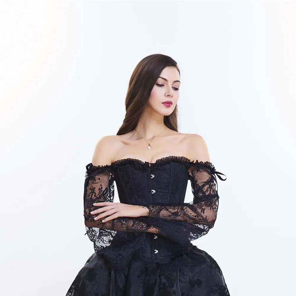 Corsetto di pizzo Top Donna Shapewear Fajas Vita Trainer Dimagrante Lingerie Blusas Body Shaper Donna Corsetti Capispalla sexy Che modella Top