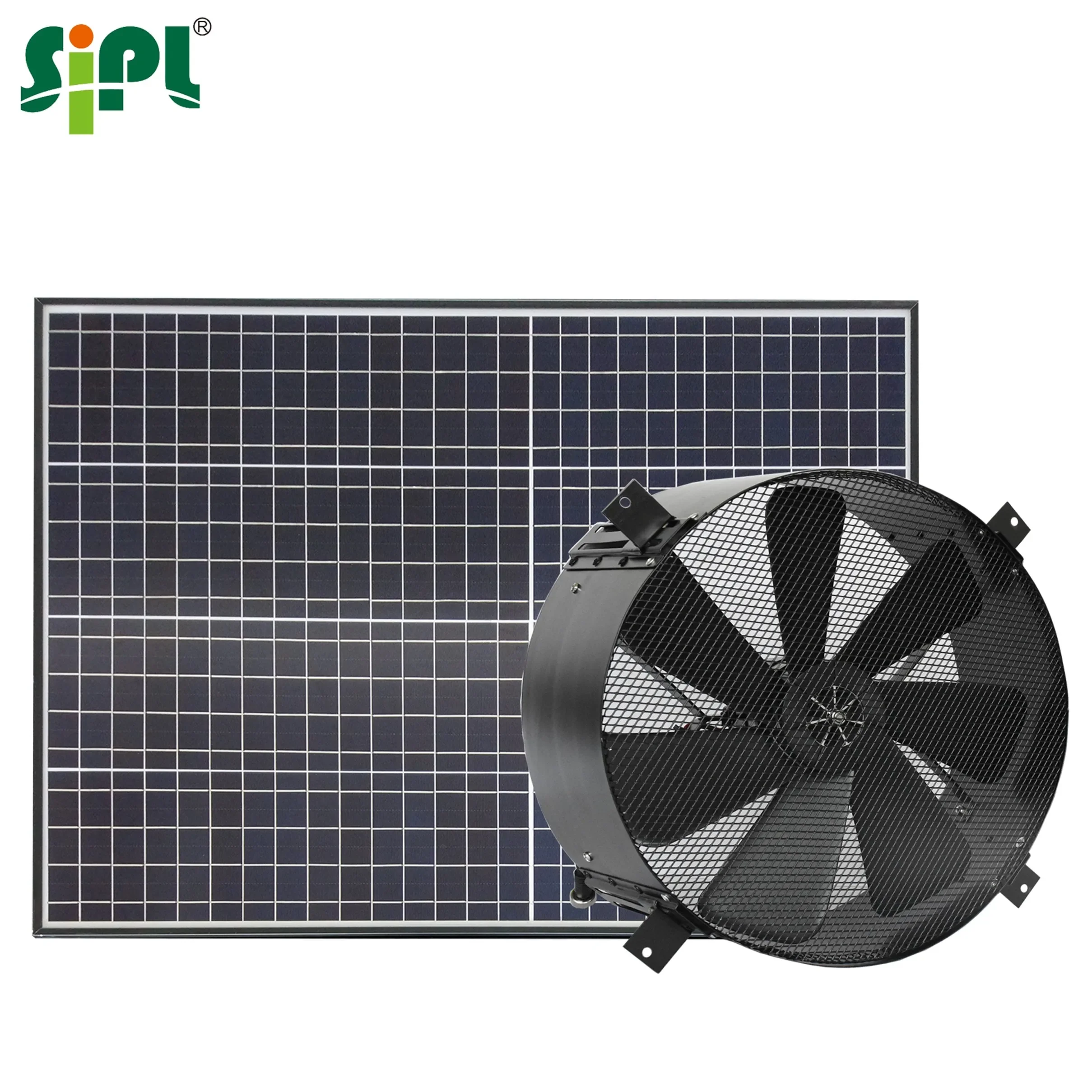 Eco Solar Battery Vent Tool Attic Air Ventilation Gable Air Conditioning Heat Exhaust Solar Product 120W 14' DC Cooling Wall Fan