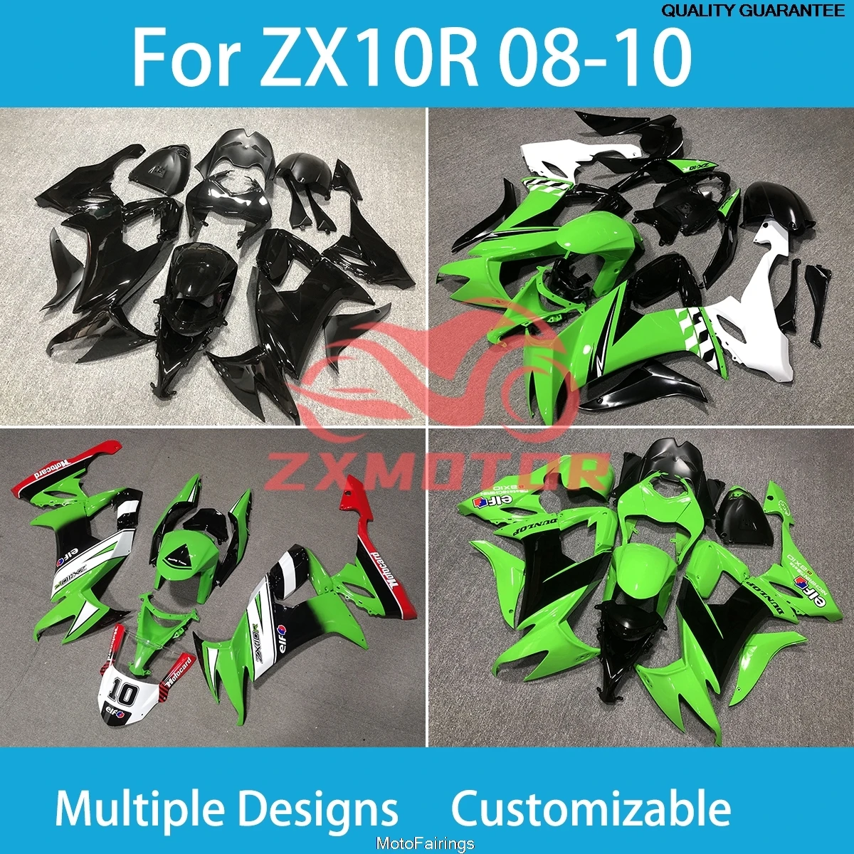 

Motorcycle Fairing Kit for Kawasaki ZX10R 2008 2009 2010 Refitting Aftermarket Fairings ZX-10R 08 09 10