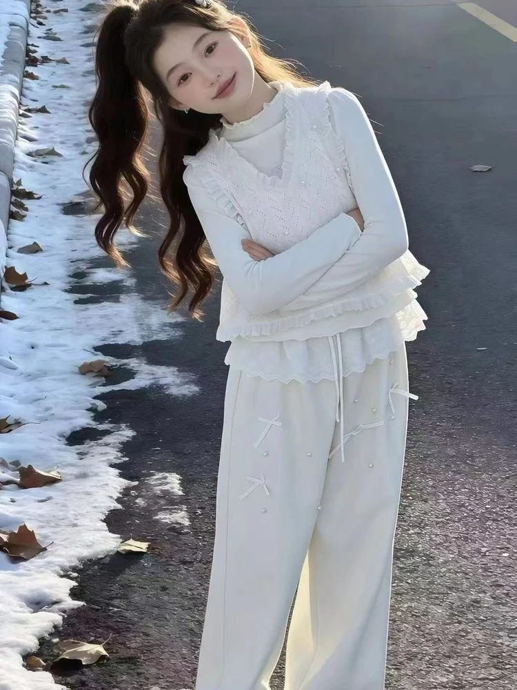 set-da-due-pezzi-per-ragazze-coreane-sle-con-base-per-gilet-e-pantaloni-lunghi-design-con-nodo-abbigliamento-per-bambini-stagione-autunnale