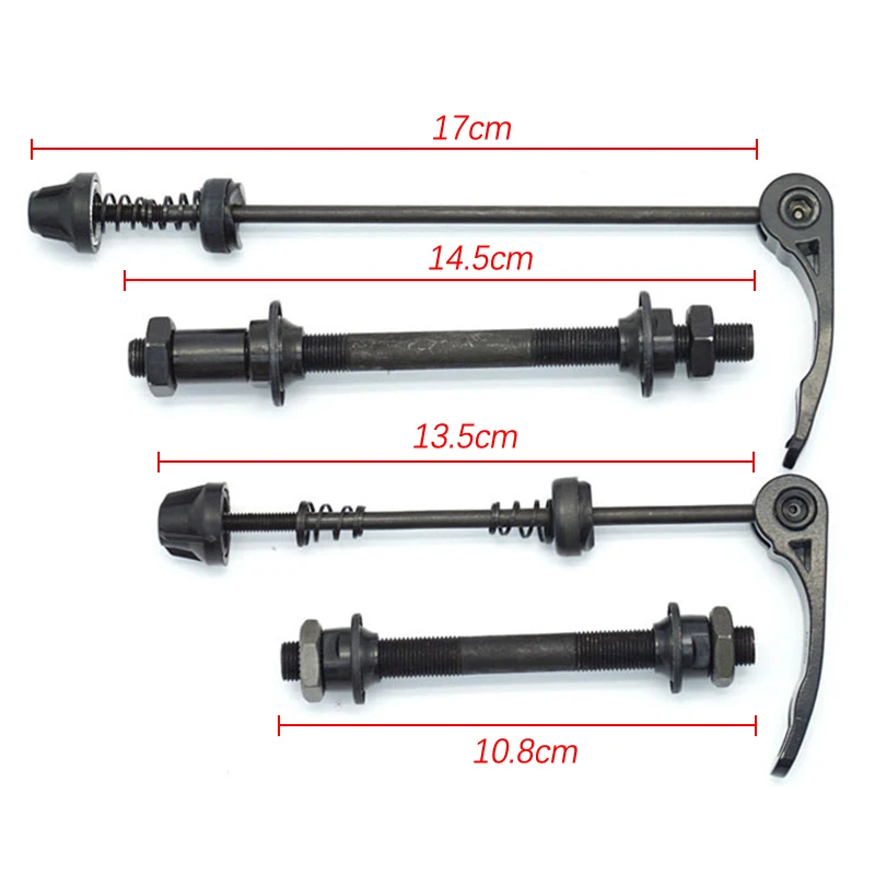 Bicycle Quick Release + Front Rear Axle Release Rod Front And Rear Bearing Road Bike Rear Axle Modification Accessories