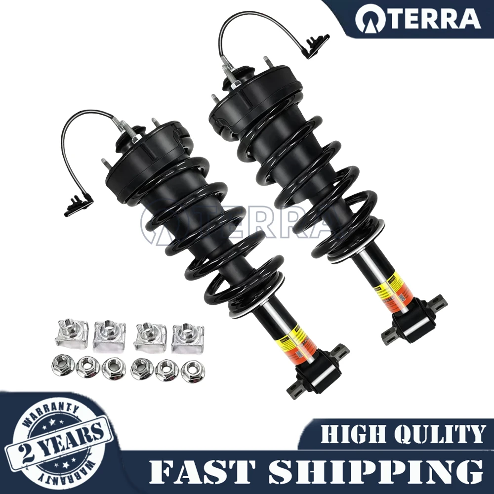 

Pair Front Loaded Quick shock Struts Magnetic Ride For 2015-20 Cadillac Escalade 84176631, 23312167