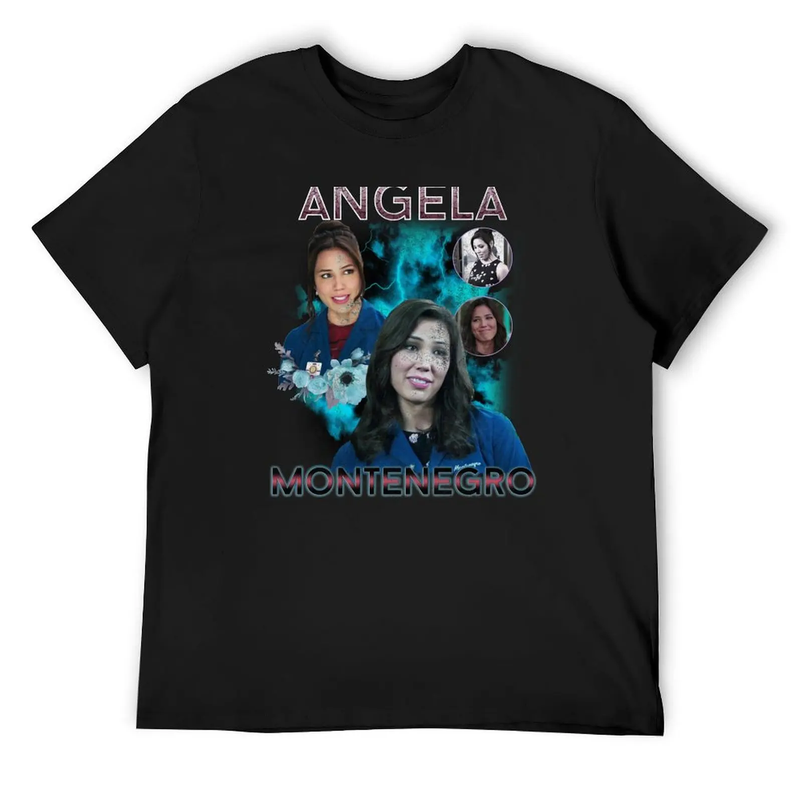 

VINTAGE - Bones, Angela Montenegro T-Shirt blue archive anime shirt new edition mens clothes