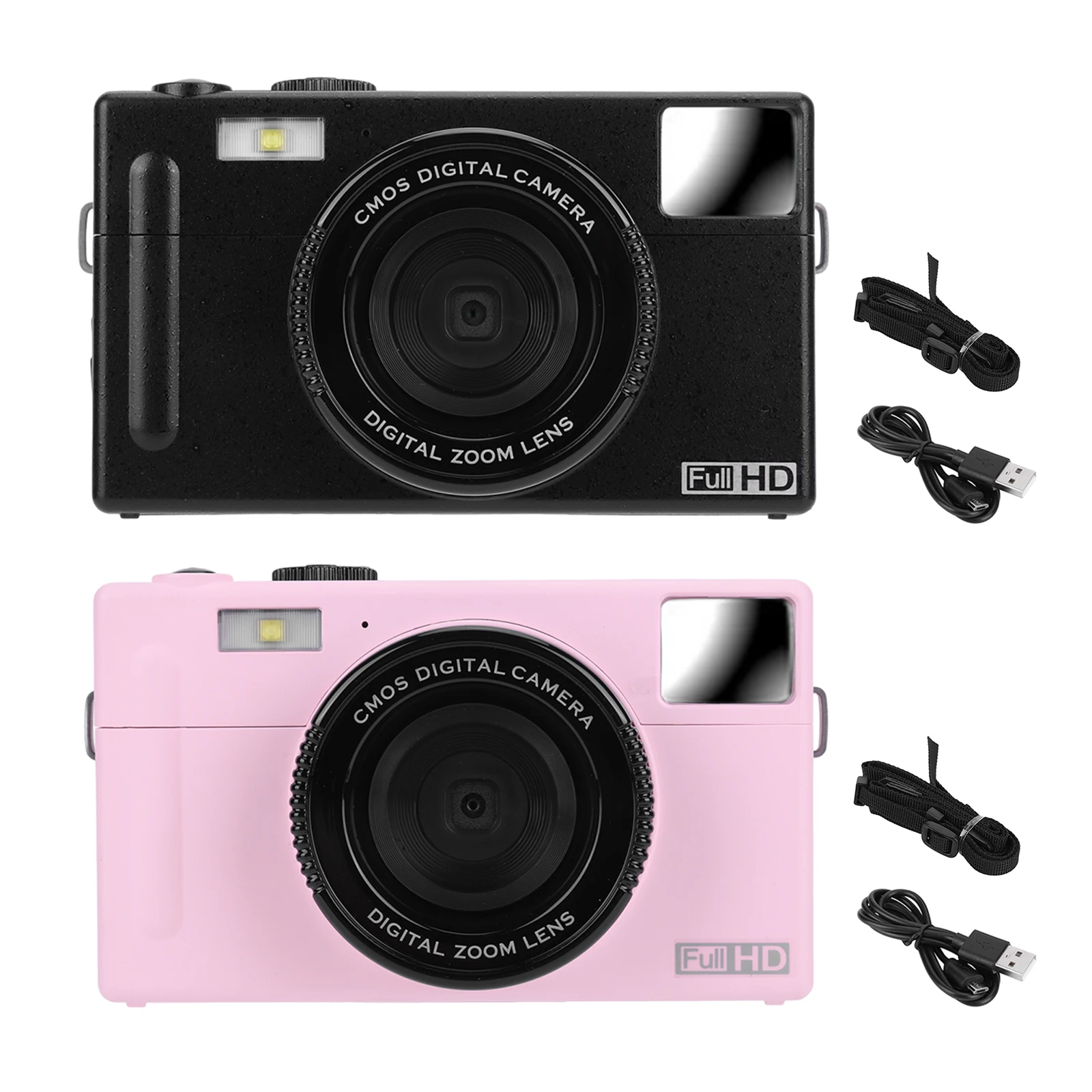 

48MP Digital Camera for Photography Anti-Shake Campact Camera 3.0 Inch LCD Display Travel Camera 4X Zoom Vlogging Video Camera