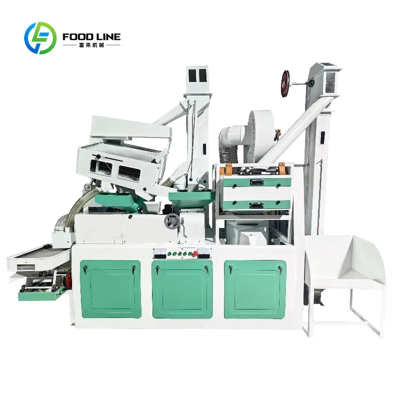 Customized 20 Tons Per Day Compact Automatic Combined Rice Milling Machine All-in-One for Small Rice Mill Grain Processing