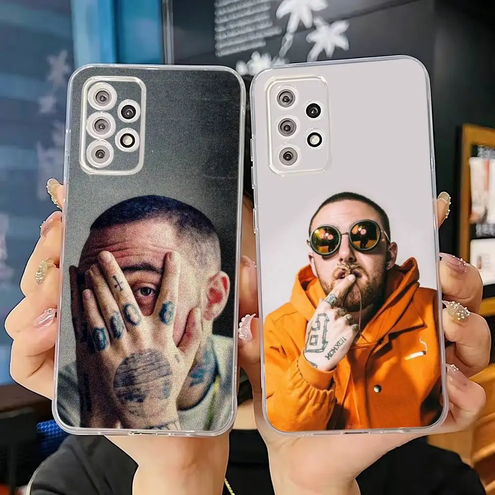 Mac Miller Rapper Honor Transparent Soft Silicone Phone Case For Samsung S25 S24 S23 S22 S21 S20 S10 FE Note 20 Ultra Plus