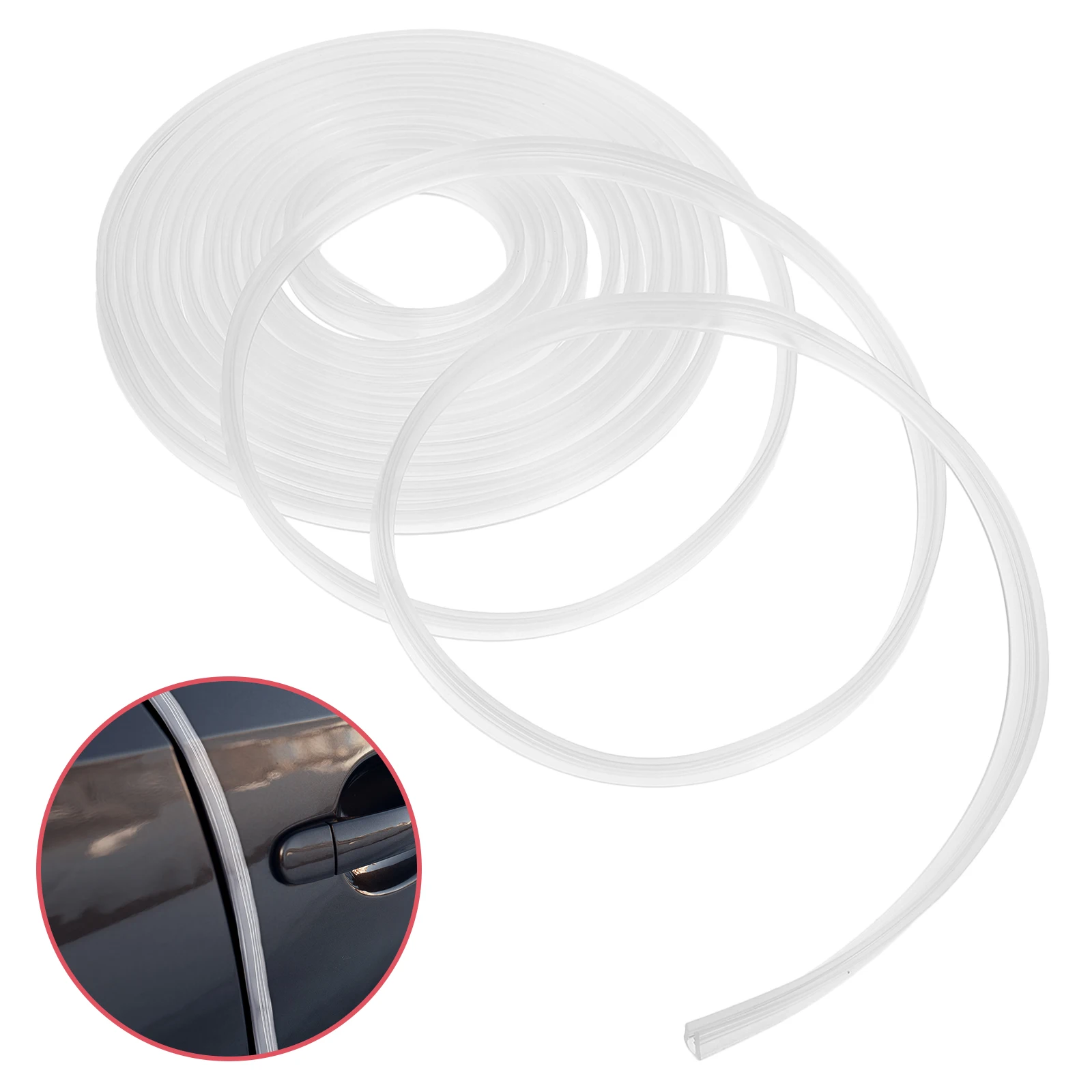 

5 Meters Car Seal Weatherproof Sealing Strip Vehicle Edges Guard Scratch Cover Water Resistant Trim Molding Auto Edges Strip For