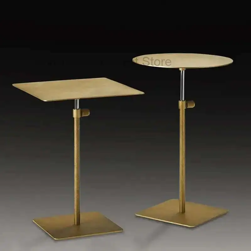 

Luxury Modern Side Table Metal Living Room Breakfast Dining Nordic Table Writing Desk Kaffee Tische Entrance Hall Furniture