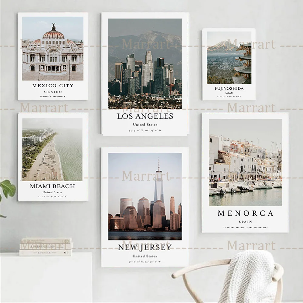 

Travel Poster Print,Photography Poster Prints, Wall Art, Home Decor, Miami, Menolia, Los Angeles ,Portugal, Ravello, Italy