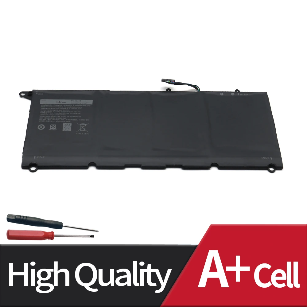 New 90V7W JHXPY JD25G Laptop Battery For Dell XPS 13 9343 XPS13 9350 13D-9343 P54G 0N7T6 5K9CP RWT1R 0DRRP DIN02 RNP72 7.6V 56Wh
