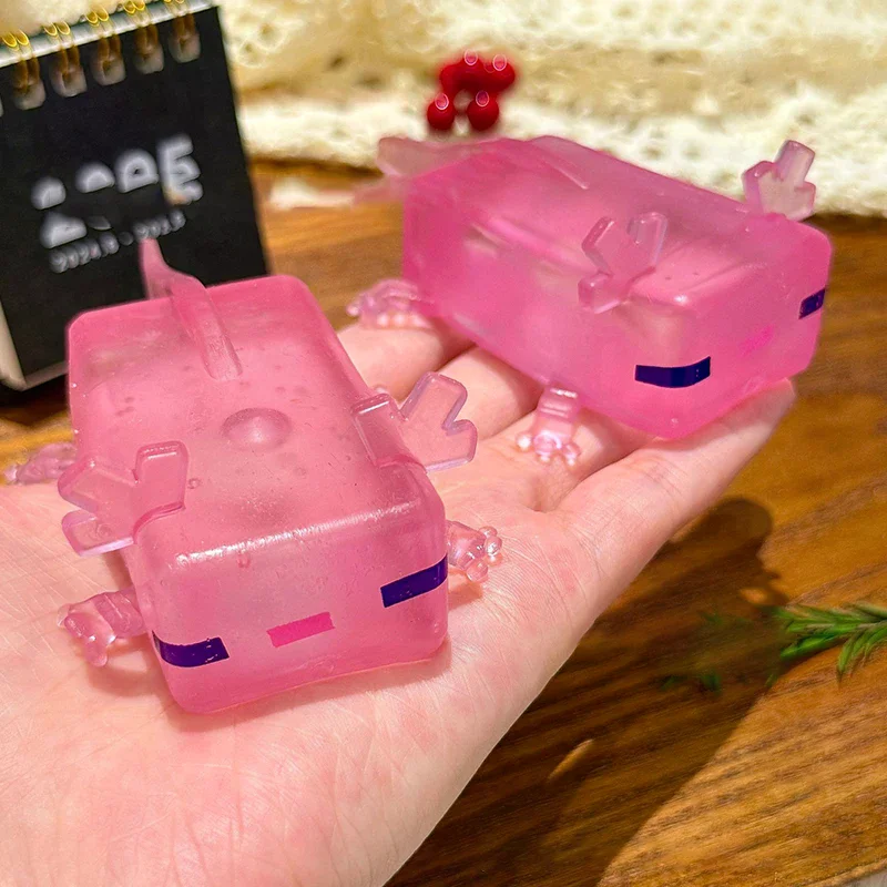 Simulation de salamandre américaine à presser, jouet anti-Stress à rebond lent, jouets sensoriels pour enfants et adultes, cadeaux créatifs