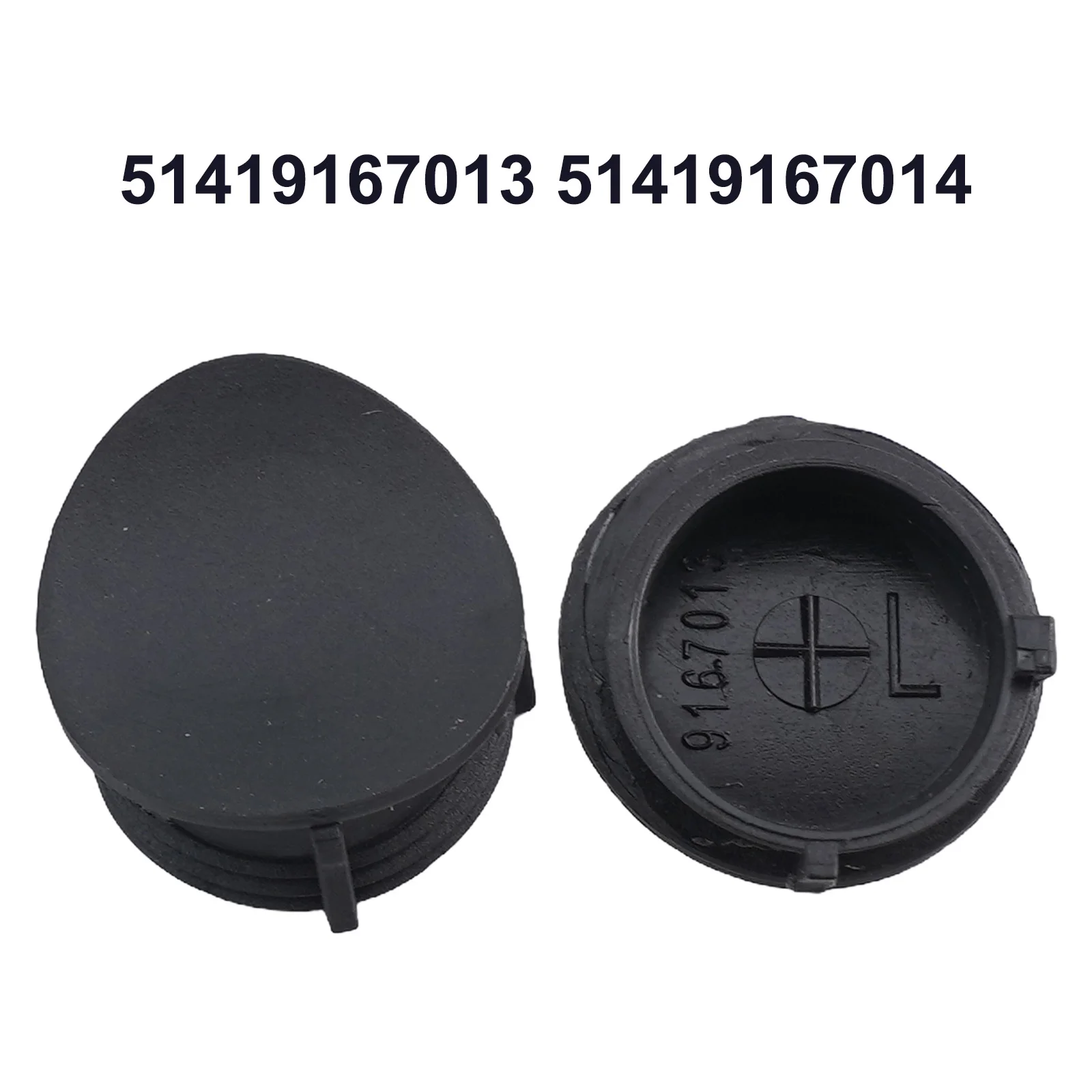 Pair Inner Door Handle Screw Cover Cap For BMW Z4 E89 2009-2015 51419167013 51419167014 Replace Automobiles Parts