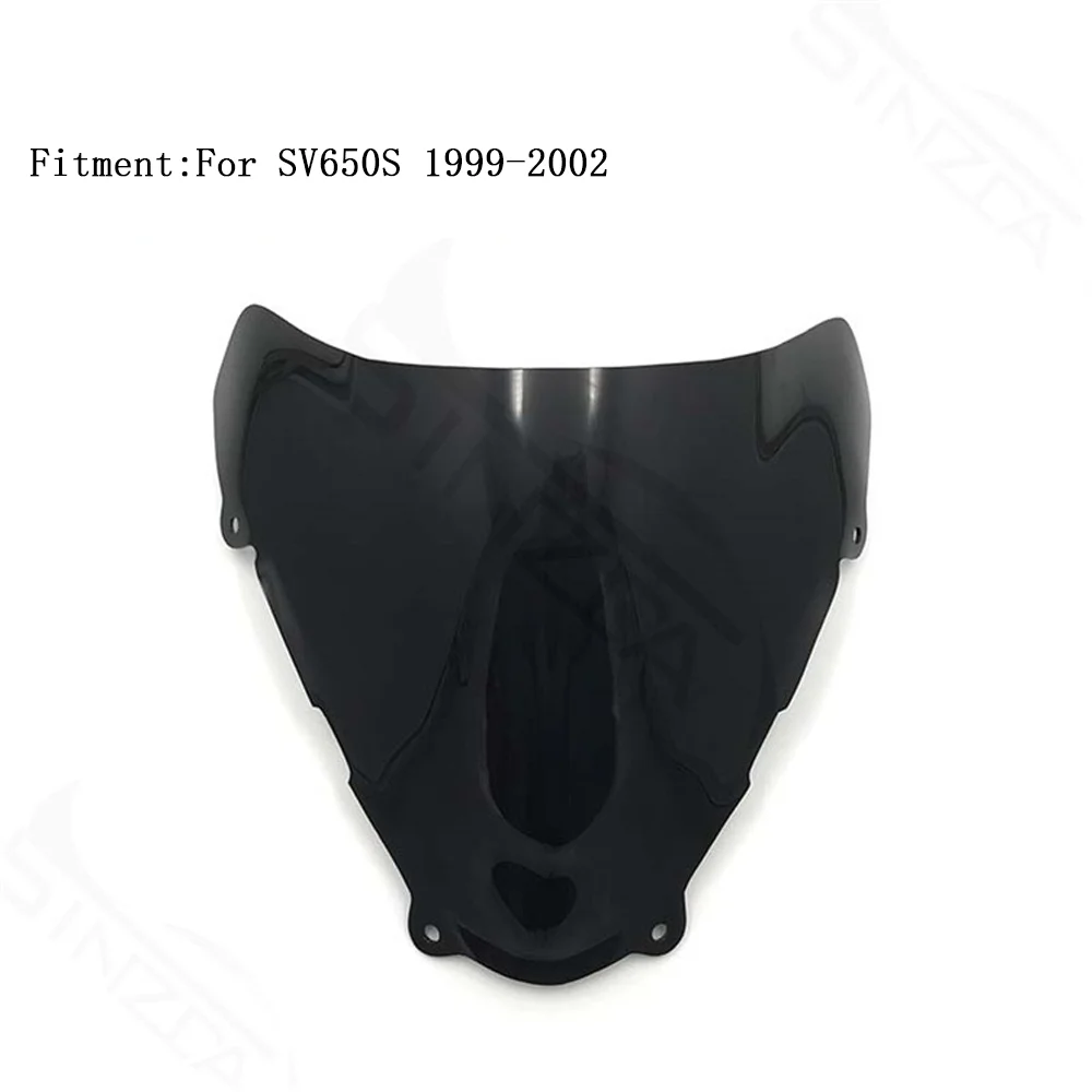 

Motorcycle Accessories Front Windscreen Windshield Fit For SUZUKI SV650 SV 650 S 1999 - 2002