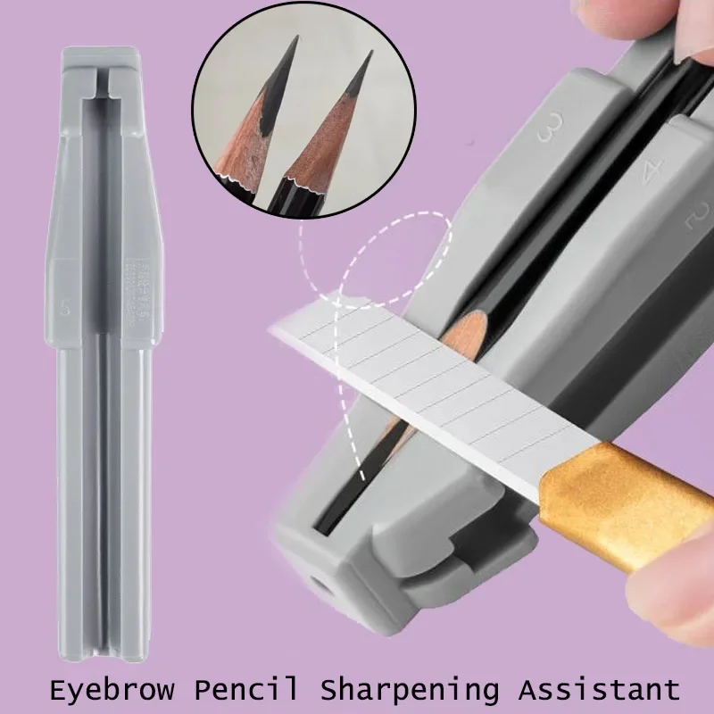 Nieuwe Microblading Wenkbrauw Puntenslijper Wenkbrauwpotlood Slijpen Tip Dunne Tool voor Semi-Permanente Wenkbrauw Make-Up Profiler Pen