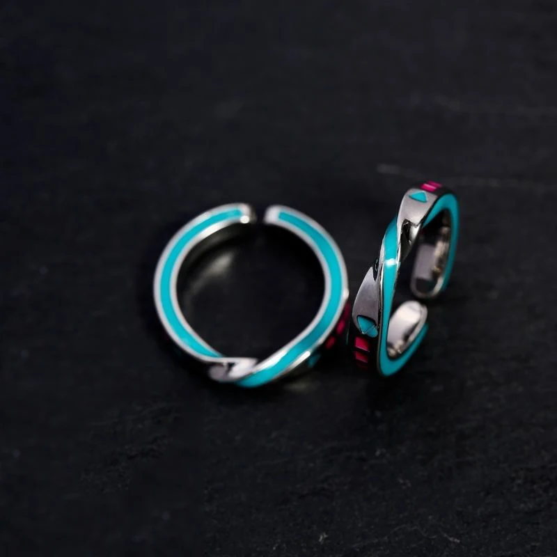 Anime Vocaloid Cosplay Adjustable Couple Rings