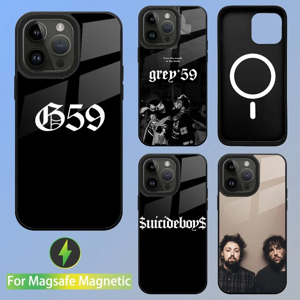 $uicideBoy$ Suicideboys Phone Case For iPhone 15,14,13,12,11,Plus,Pro,Max Mini Magsafe Magnetic Wireless Charging