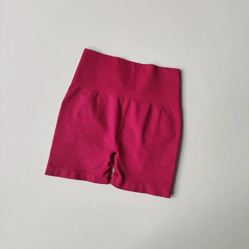 Yoga-Shorts mit hoher Taille, gerafftem Bund und formendem Effekt, 3 Zoll, Bauchstütze, atmungsaktiv, elastisch, Fitness-Shorts für Damen, Pilates, Fitnessstudio – Detail 19