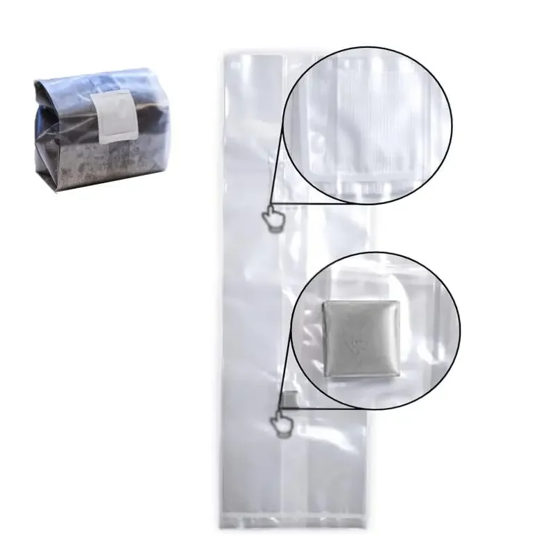 20/10pcs Mushroom Spawn Grow Bag With/Without Injection Port Autoclaving Substrate Bag For Fungus Planting Ventilate Bags