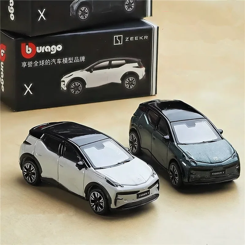 1:64 ZEEKR X Alloy New Energy Car Model Diecast Metal Miniature Scale Vehicles Car Model Simulation Collection Children Toy Gift