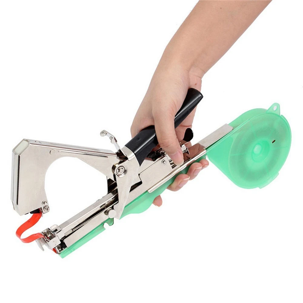 Plant Tying Machine Gardening Tapetool Branch Hand Tying Machine Tapener Gun with Tape and Staple for Vegetable Grape Garden