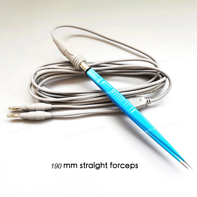 

Bipolar Coagulation Forceps with Spring Accessories for Electrosurgical Unit, Tweezers for Surgical Instruments