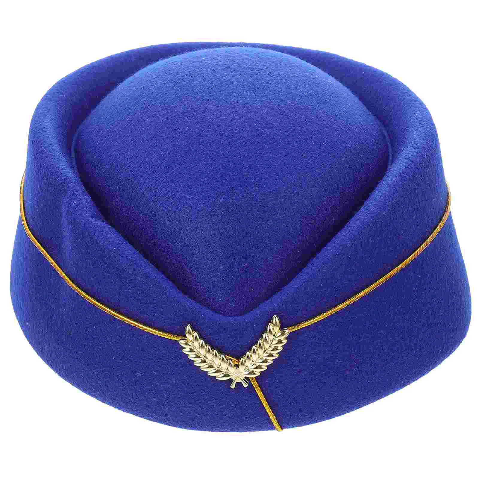 

Stewardess Beret Airplane Hostess Hat Toddler Hats Berets Felt Band Costume Flight Attendant