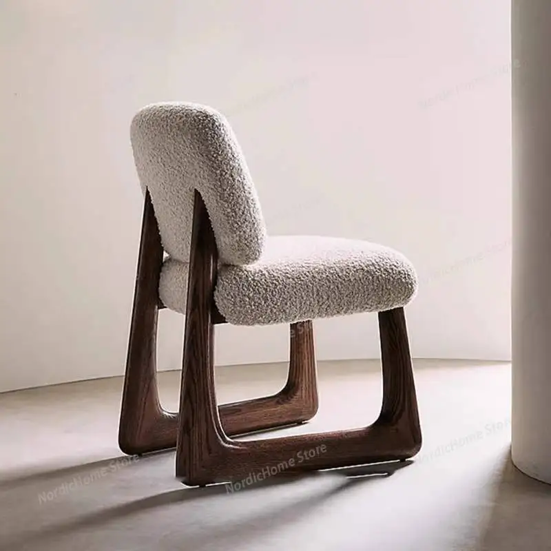 

Vintage Velvet Dining Chairs Elegant Modern Modern Wood Accent Dining Chairs Lounge Vanity Sillas Para Comedor Madera Furniture