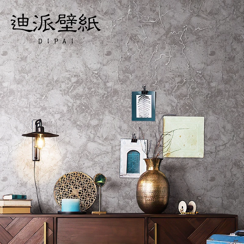 

Marble Texture Wallpaper 3D Retro Mottled Clothes Shop Barber Shop Bar Cafe Cement Wall Paper for Walls Bronzing Wall Mural Ktv