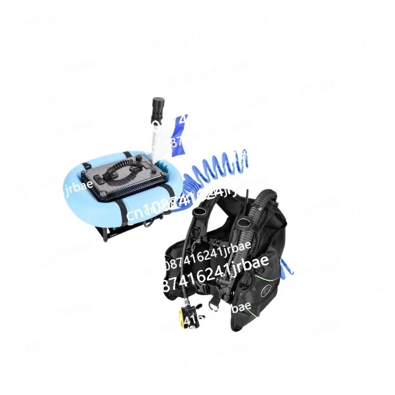 Underwater Ventilator Built-in 4L Gas Storage- 10H Underwater Breathing 12M Scuba Diving Ventilator for Snorkeling Freediving