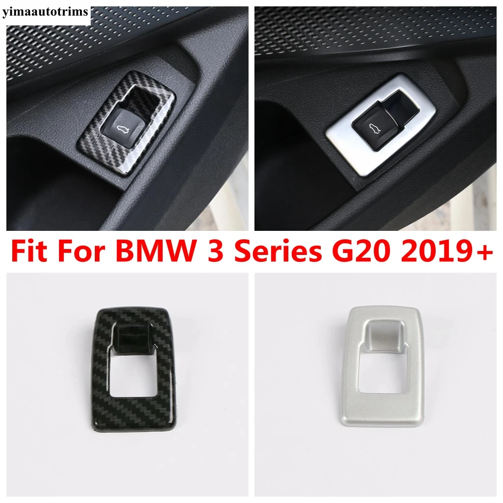 

Car Accessories Rear Tailgate Tail Gate Trunk Button Switch Panel Cover Trim For BMW 3 Series G20 2019 - 2024 Matte Interior