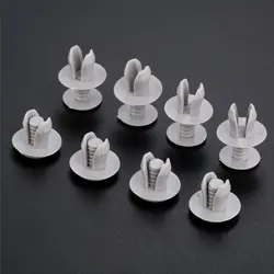 50Pcs Auto Fasteners Trim Panel Lining Clips Convenient Gray Plastic Retainer Tools For VW Volkswagen T4 T5 Transporter Eurovan