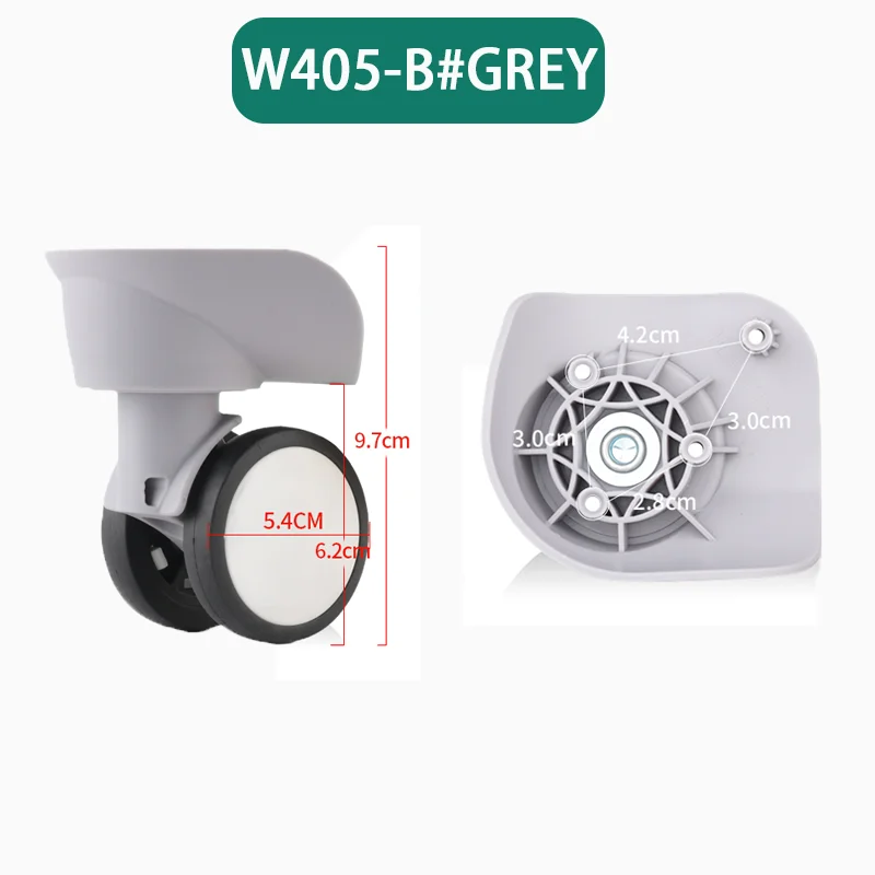 W405-B  Suitcase Universal Wheel Replacement Suitcase Rotating Silent Shock Absorbing Wheel Accessories Wheels Casters