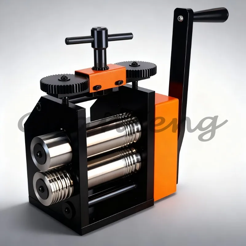 3-in-1 Jewelry Press with 1:2 Gear Ratio Metal Forming Machine for Jewelry Sheets, Squares, Wires & Semicircles Crafting