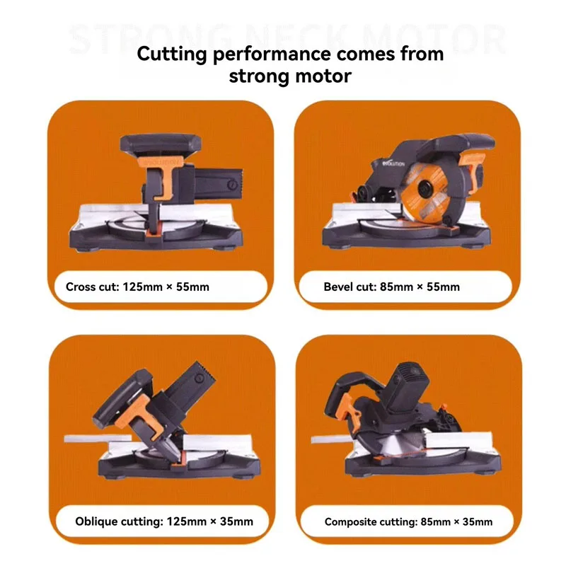 ‌Diagonal Sawing Specially Designed For Woodworking Enthusiasts To Cut Multiple Materials With One Machine And One Saw Blade