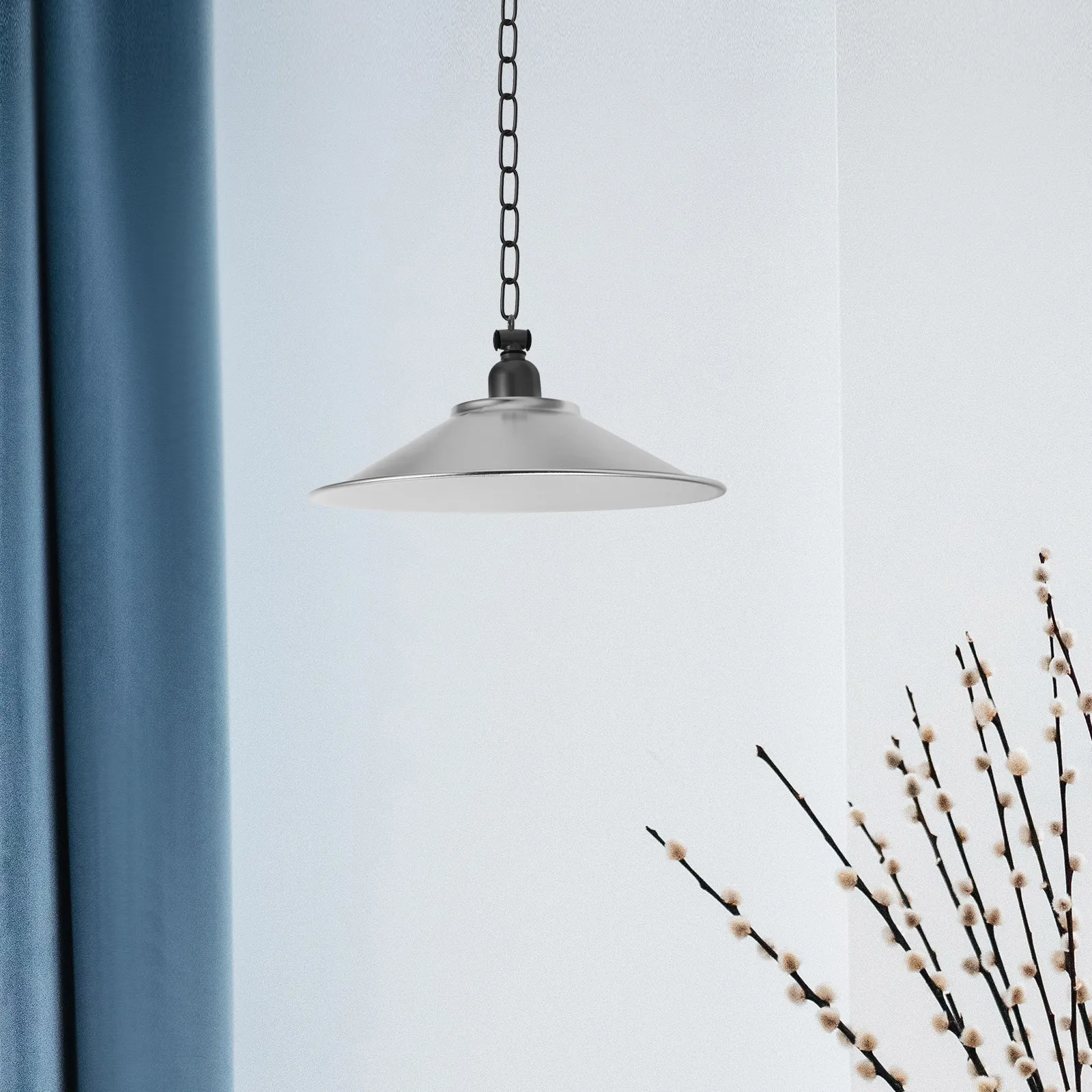 

2pcs Heavy Duty Iron Chains For Hanging Light Fixtures Ceiling Pendant Lamps Decorative Link Chains Easy Install Home