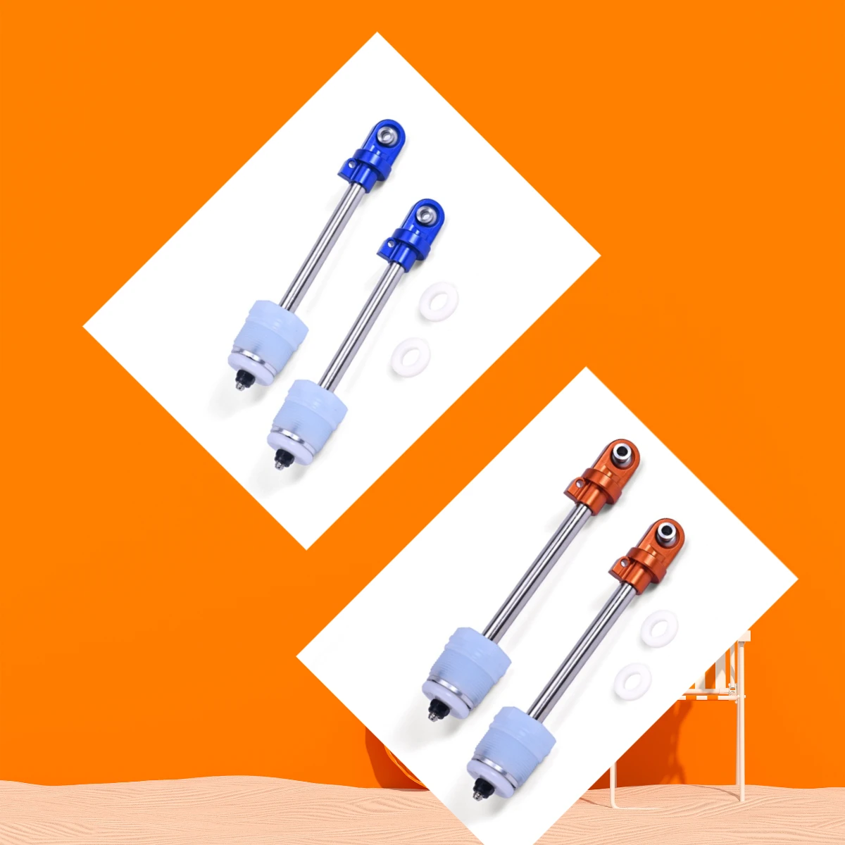 

GPM Carbon Steel Shock shaft & Rebuild kit Set thickened 7.0 TRAXXAS 1/6 XRT 8S 78086-4